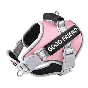 Adjustable Reflective Dog Harness For Small & Medium Dogs
