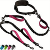 Dual Pet Reflective Nylon Leash