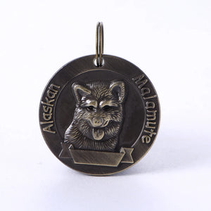 Bronze Nameplate Tag for Dog