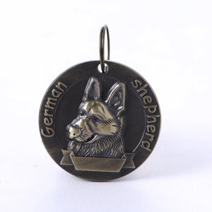 Bronze Nameplate Tag for Dog