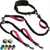 Dual Pet Reflective Nylon Leash