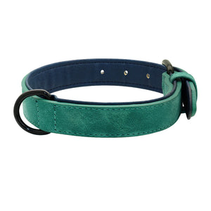 Leather Dog Soft Padded Collar