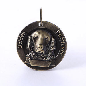 Bronze Nameplate Tag for Dog