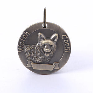 Bronze Nameplate Tag for Dog