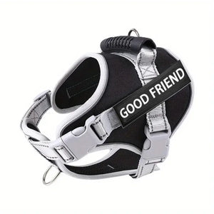 Adjustable Reflective Dog Harness For Small & Medium Dogs