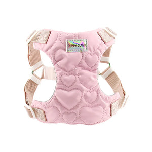 Cute Heart Pattern Adjustable Dog Harness for Small Medium Dogs