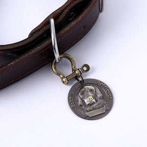 Bronze Nameplate Tag for Dog
