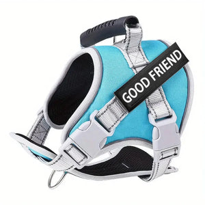 Adjustable Reflective Dog Harness For Small & Medium Dogs
