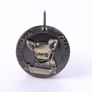 Bronze Nameplate Tag for Dog