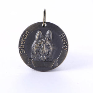 Bronze Nameplate Tag for Dog